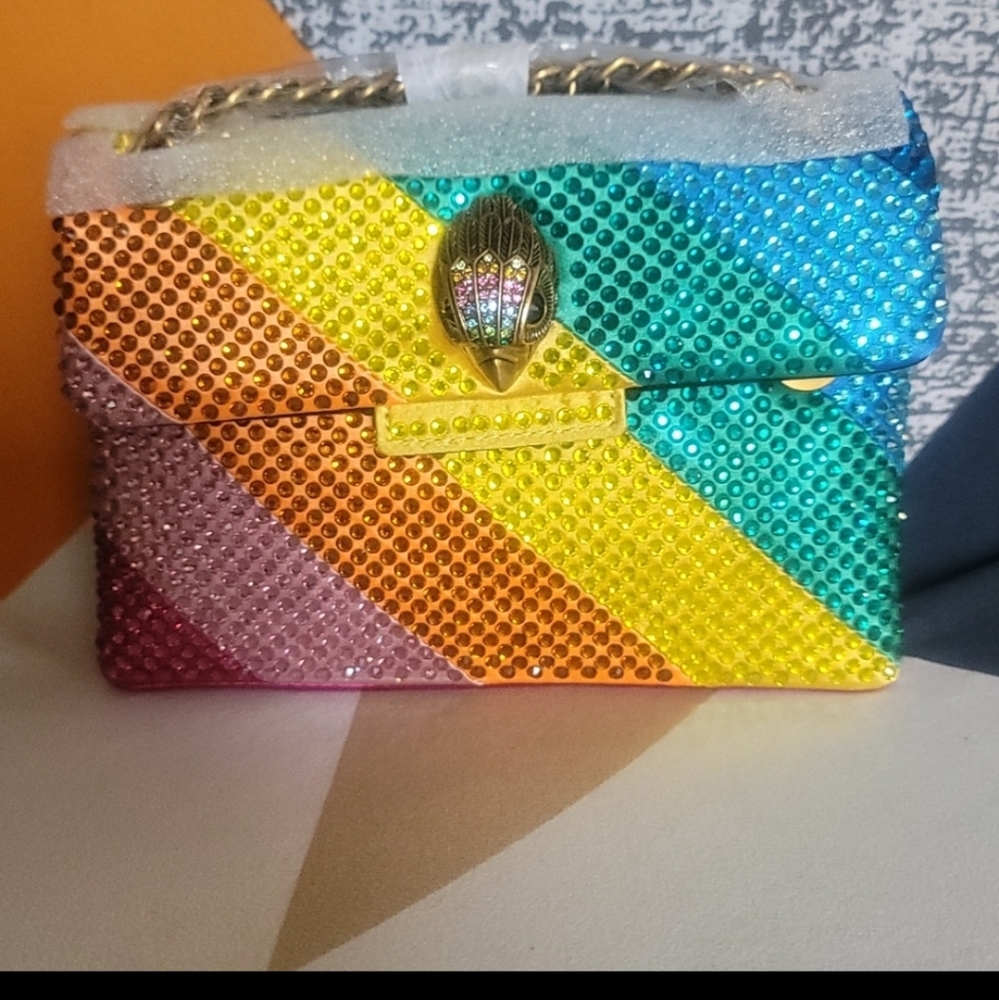 - Mini Kensington Crystal Shoulder Bag KURT GEIGER LONDON